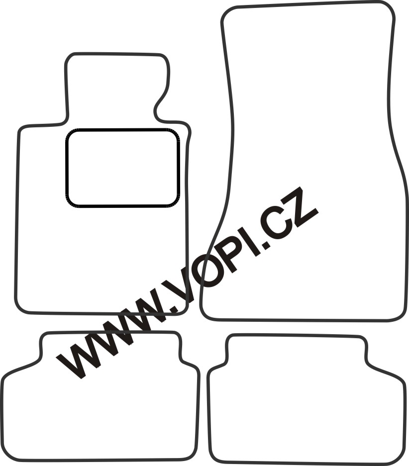 Autokoberce BMW G30 5-serie sedan 2017 - 2023 Colorfit Fun (0465)
